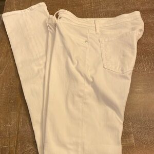 AG white jeans, The Harper essential straight, size 28 R.